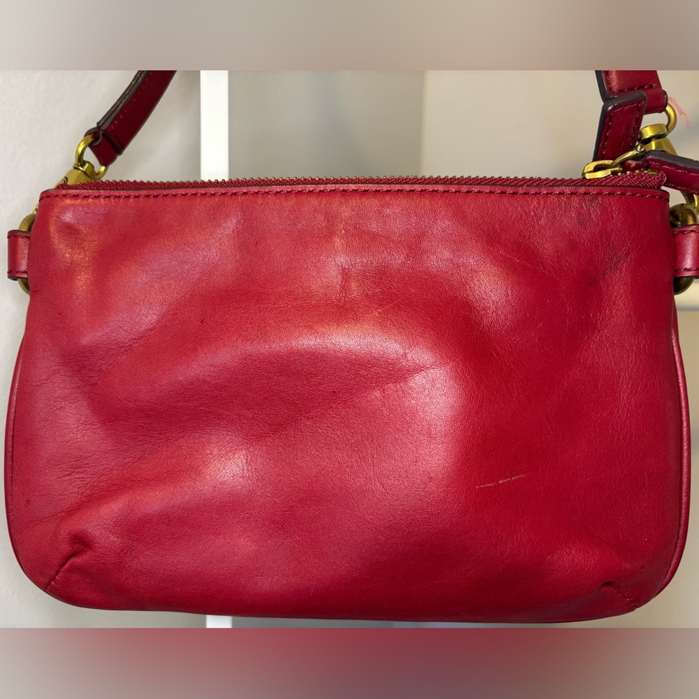 Fossil Red Leather Purse - Picture 8 of 16